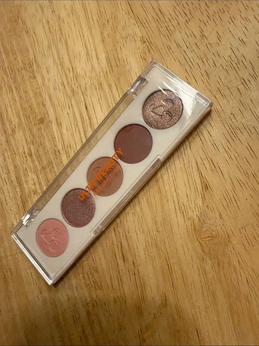 NWT Ulta Beauty 5 Pan Eyeshadow Cherry Palette Pink & Brown Neutral Shades .65g